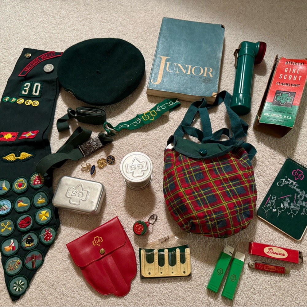 Vintage Girl Scout and Brownie 1960’s Memorabilia Collection
